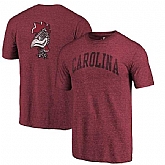 South Carolina Gamecocks Fanatics Branded Heathered Garnet Vault Two Hit Arch T-Shirt,baseball caps,new era cap wholesale,wholesale hats